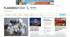 Desktop Screenshot of flanderstoday.eu